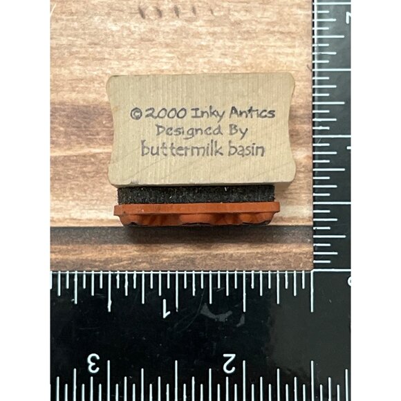 Bat Wood Mounted Rubber Stamp Design By Buttermilk Basin Inky Antics Halloween - Picture 4 of 4